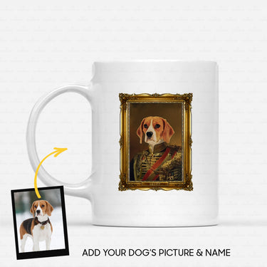 Personalized Dog Gift Idea - Royal Dog's Portrait 20 For Dog Lovers - White Mug